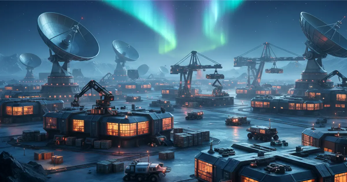 Base Antártica Futurista