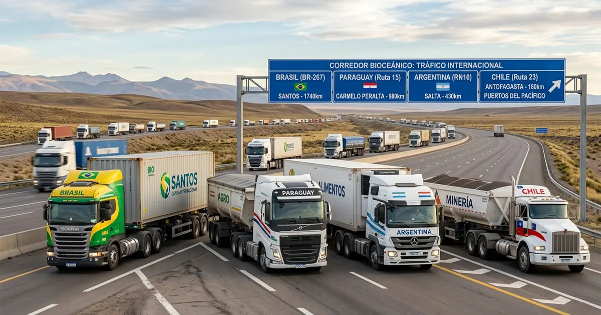 Corredor Bioceánico de Capricornio: Tráfico Pesado Internacional
